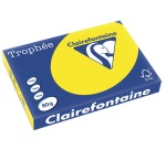 Clairefontaine Trophée Intens, Farbiges Papier, A3, 80 g, 500 Blatt, Neongelb