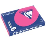 Clairefontaine Trophée Intens, Farbpapier, A3, 80 g, 500 Blatt, neonrosa
