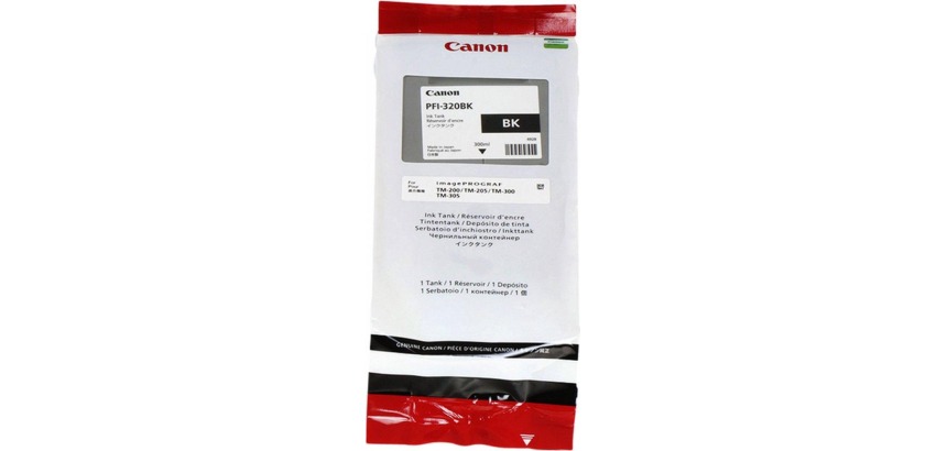 Canon PFI-320 BK - black - original - ink tank