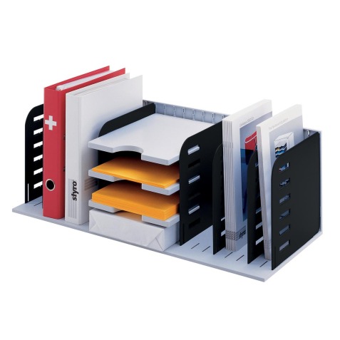 Styro sorteerrek Styrorac met 8 wanden en 3 legplanken