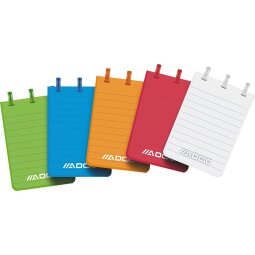 Adoc notitieboekje Colorlines, ft A7, gelijnd, geassorteerde kleuren