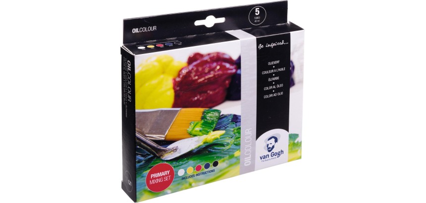 Van Gogh primary mixing set, oil paint, 5 x 40 ml