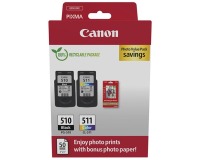 Canon cartouche d'encre PG-510 en CL-511, 220 pages, OEM 2970B017, 4 couleurs