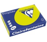 Clairefontaine Trophée Intens, papier couleur, A4, 80 g, 500 feuilles, vert fluo