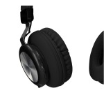 Ksix casque à écouters sans fil, avec microphone intégré, temps de jeu: 6 heures, noir