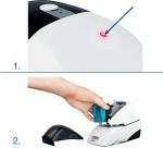 Rapid agrafeuse electrique R5080e, 80 feuilles, blanc/noir