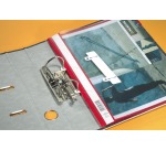 Durable file fasteners, white, pack of 50 pieces