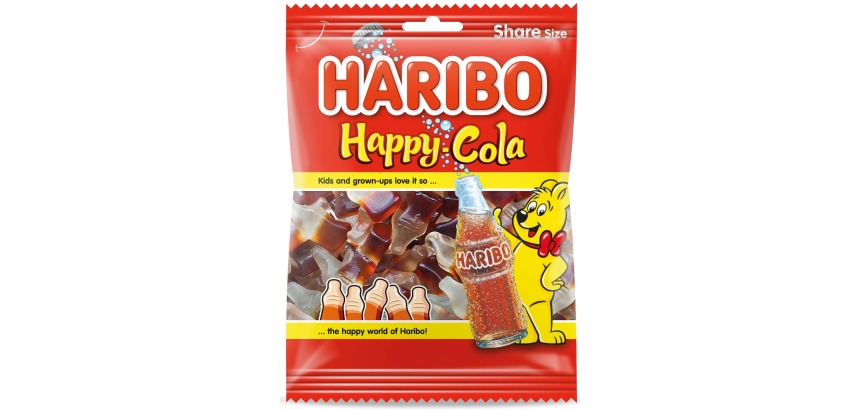 Haribo bonbons Happy Cola, sachet de 185 g
