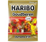 Haribo bonbons Oursons d'Or, sachet de 185 g