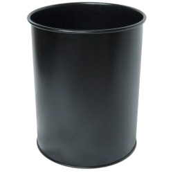 EN_CORB.A PAPIER RONDE 14,7L NOIR