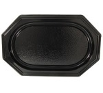 Plateau traiteur, en PET recyclé, ft 35 x 25 cm, noir, paquet de 10 pièces