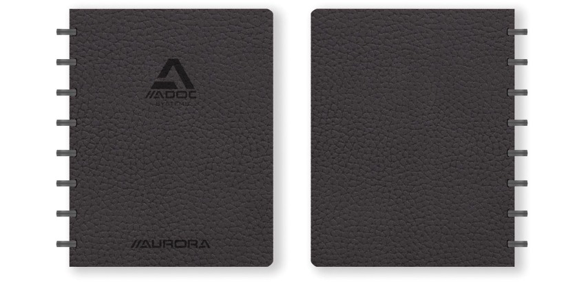 ADOC Business Notebook A5 5x5mm grid 144 pages 90g black