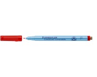 Staedtler Lumocolor feutre effaçable, largeur de trait: 0,6 mm, rouge