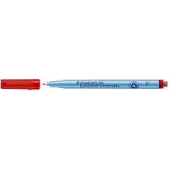 Staedtler Lumocolor uitwisbare pen, schrijfbreedte: 0,6 mm, rood