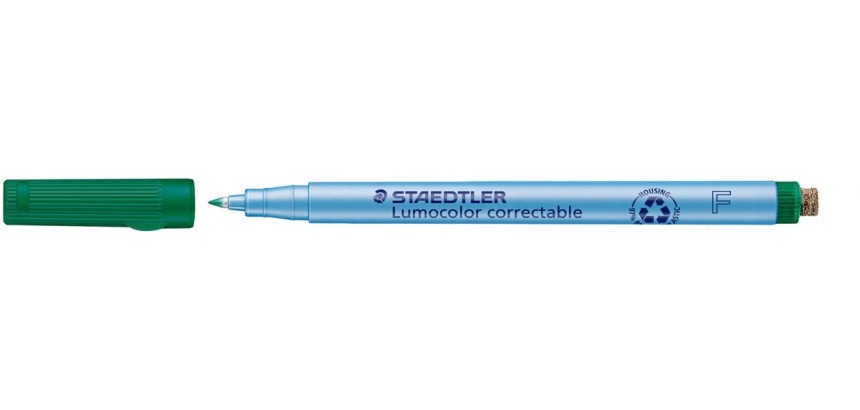 Staedtler Lumocolor feutre effaçable, largeur de trait: 0,6 mm, vert