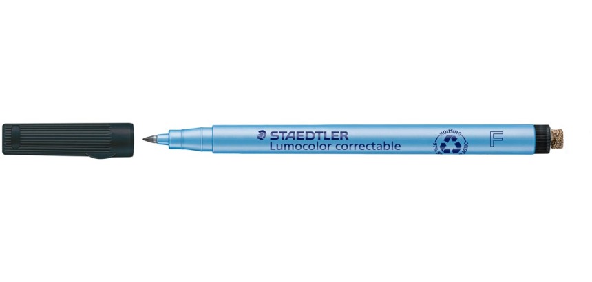Staedtler Lumocolor 305 Korrigierbar Nicht-permanent Fein Schwarz