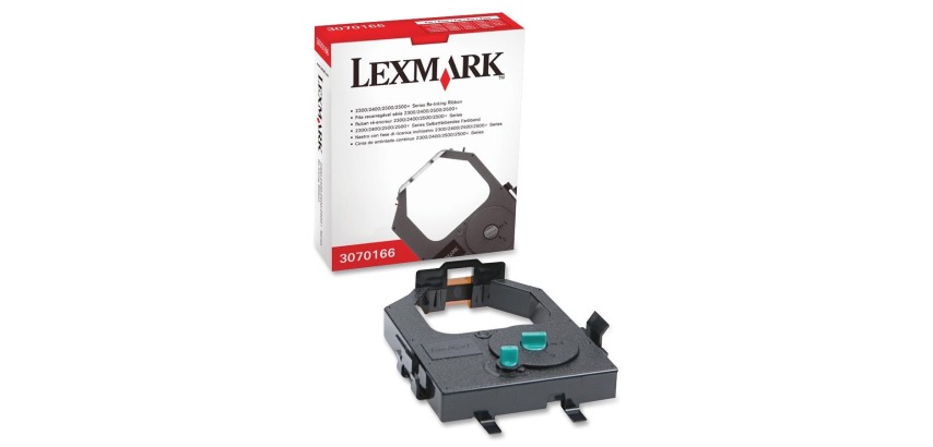 Lexmark nylontape met ReInk-System zwart - OEM: 3070166