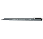 Fineliner Staedtler Pigment 308 zwart 0.6mm