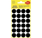 Avery Etiketten 3003 rund 18mm schwarz 96 Stück