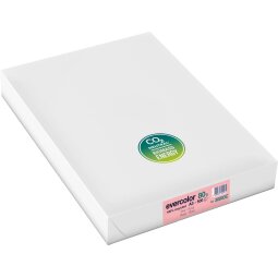 Clairefontaine Evercolor papier couleur recyclé, A3, 80g, 500 feuilles, rose