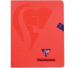 Clairefontaine Mimesys-Heft für DIN A5, 72 Seiten, Umschlag aus PP, kariert 10 mm, sortierte Farben