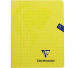 Clairefontaine Mimesys-Heft für DIN A5, 72 Seiten, Umschlag aus PP, kariert 10 mm, sortierte Farben