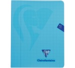 Clairefontaine Mimesys-Heft für DIN A5, 72 Seiten, Umschlag aus PP, kariert 10 mm, sortierte Farben