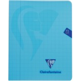 Clairefontaine cahier mimesys pour ft A5, 72 pages, couverture en PP, quadrillé 10 mm, couleurs assorties