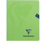 Clairefontaine schrift mimesys voor ft A5, 72 bladzijden, kaft in PP, geruit 4 x 8, geassorteerde kleuren