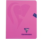 Clairefontaine cahier mimesys pour ft A5, 72 pages, couverture en PP, quadrillé 5 mm, couleurs assorties