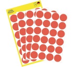 Etiket Avery 3004 rond 18mm rood 96 stuks