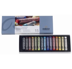 Rembrandt pastel douce, boîte de 15 pastels
