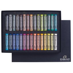 Rembrandt pastel douce, boîte de 30 pastels