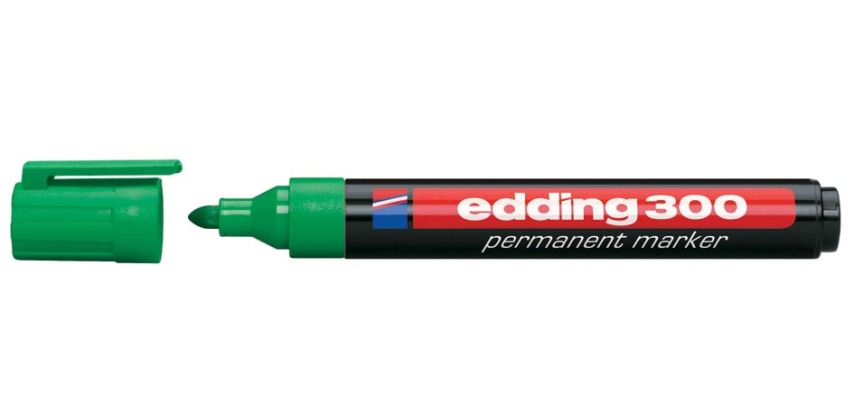 edding 300 permanent marker green