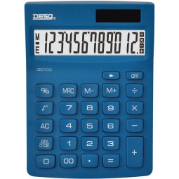 Desq calculatrice de bureau New Generation Compact, bleu foncé