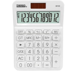 Desq desktop calculator 30105, white
