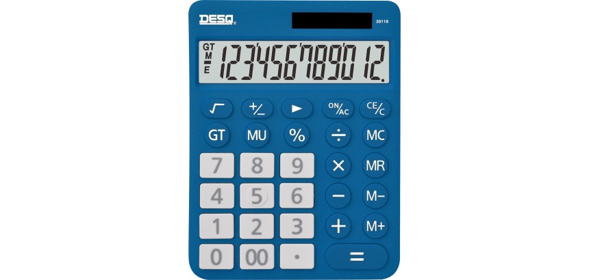 New Generation XLarge desktop calculator, dark blue