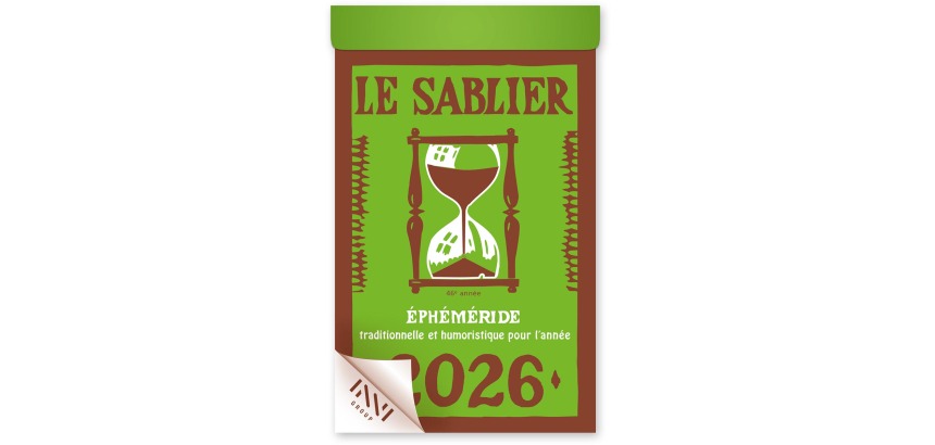 Bloc éphéméride Le Sablier, 2027