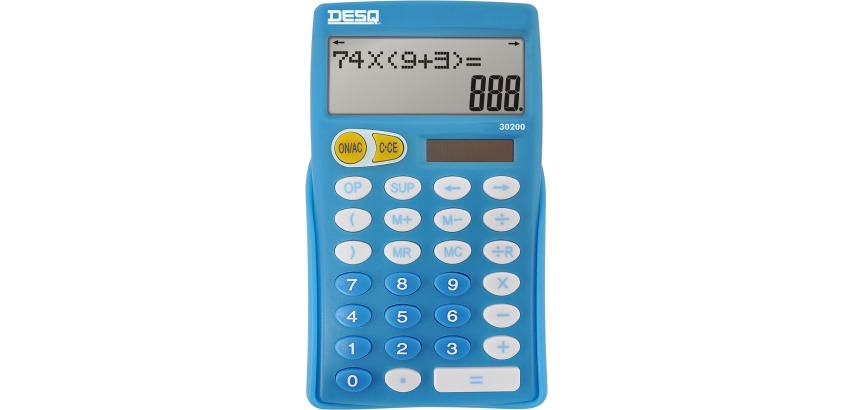 Desktop calculator primary school 30200, blue