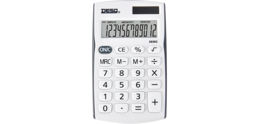 Taschenrechner Mobile 30202, weiß