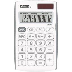 Desq calculatrice de poche Mobile 30202, blanc