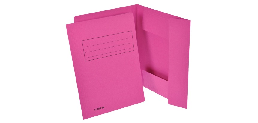 Class'ex chemise de classement, fuchsia