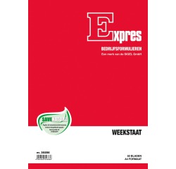 Sigel Expres blocs fiches hebdomadaires, ft A4, néerlandais, 50 feuilles