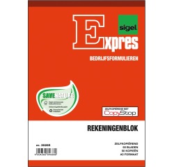 Sigel Expres manifolds note de frais, Ft A5, néerlandais, dupli (50 x 2 feuilles)