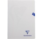 Clairefontaine schrift mimesys voor ft A4, 80 bladzijden, kaft in PP, gelijnd, geassorteerde kleuren