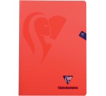 Clairefontaine cahier mimesys pour ft A4, 80 pages, couverture en PP, quadrillé 4 x 8, couleurs assorties