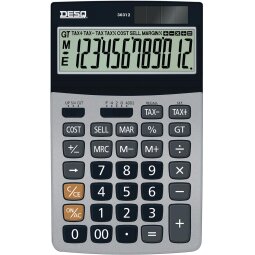 Desq calculatrice de bureau Business Classy large 30312, argent