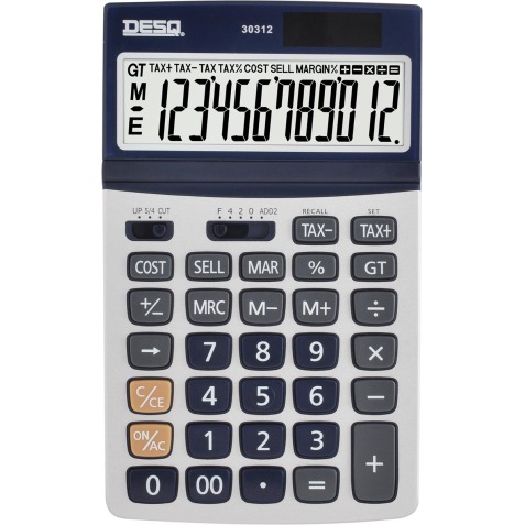 Desq calculatrice de bureau Business Classy large 30312, argent
