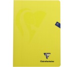 Clairefontaine cahier mimesys pour ft A4, 80 pages, couverture en PP, quadrillé 5 mm, couleurs assorties