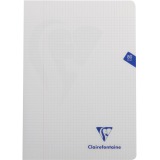 Clairefontaine cahier mimesys pour ft A4, 80 pages, couverture en PP, quadrillé 5 mm, couleurs assorties